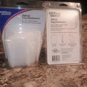Fabric Tag Fasteners - White Brand New Two Pack 2000 Fasteners
